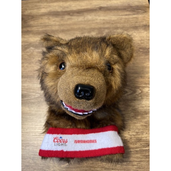 New The Coors Light Bear Golf Club Driver Head Cover Patrick Mahomes - Picture 1 of 4